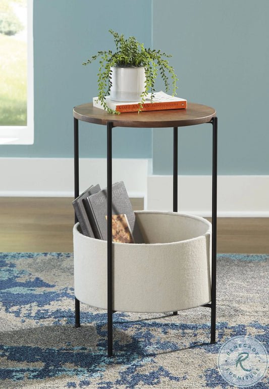 Ashley Brookway Gray Accent Table